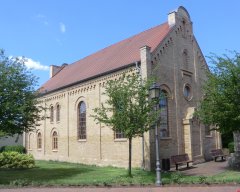 Die Alte Synagoge in Krakow am See wurd heute für Ausstellungen und Vorträge genutzt